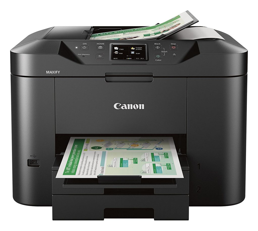 canon printer print black only