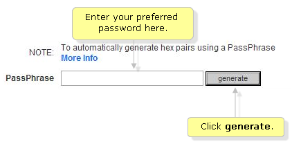 password key