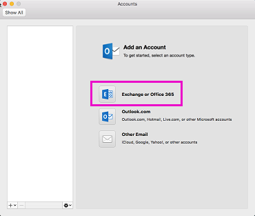 outlook 2016 for mac authentication failed