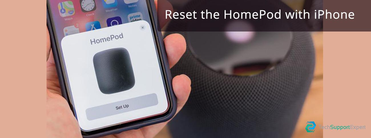 Reset the HomePod using the iPhone