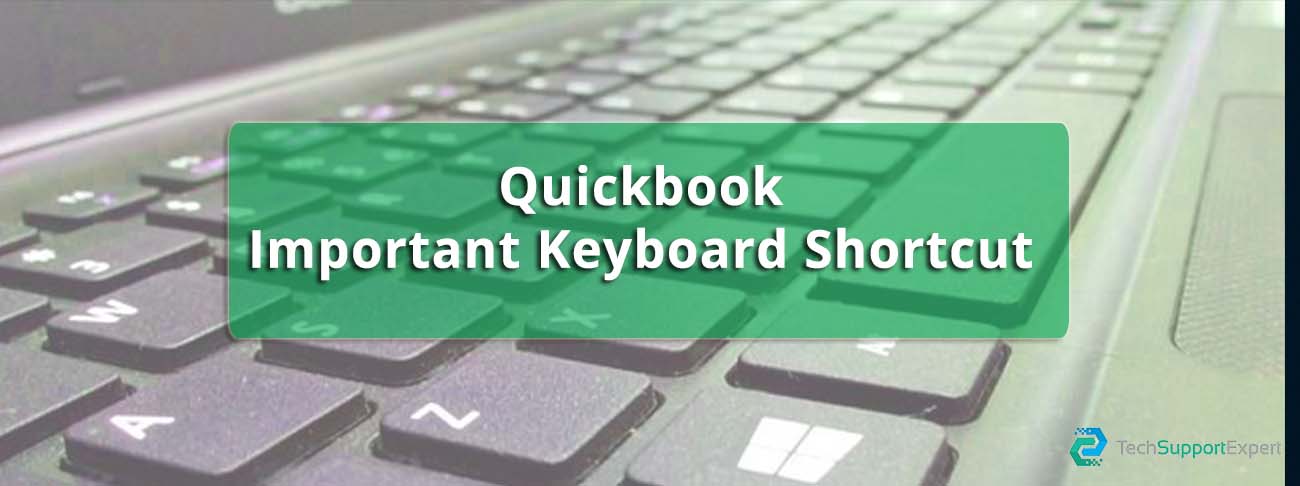 Important Keyboard Shortcuts For Quickbook