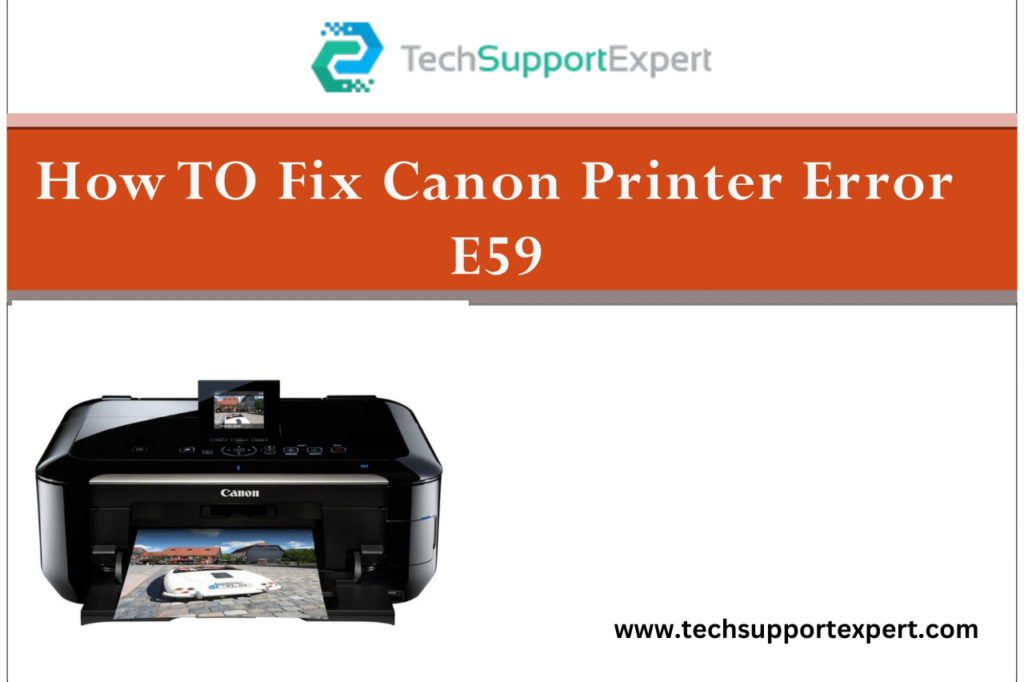 Canon printer error code E59