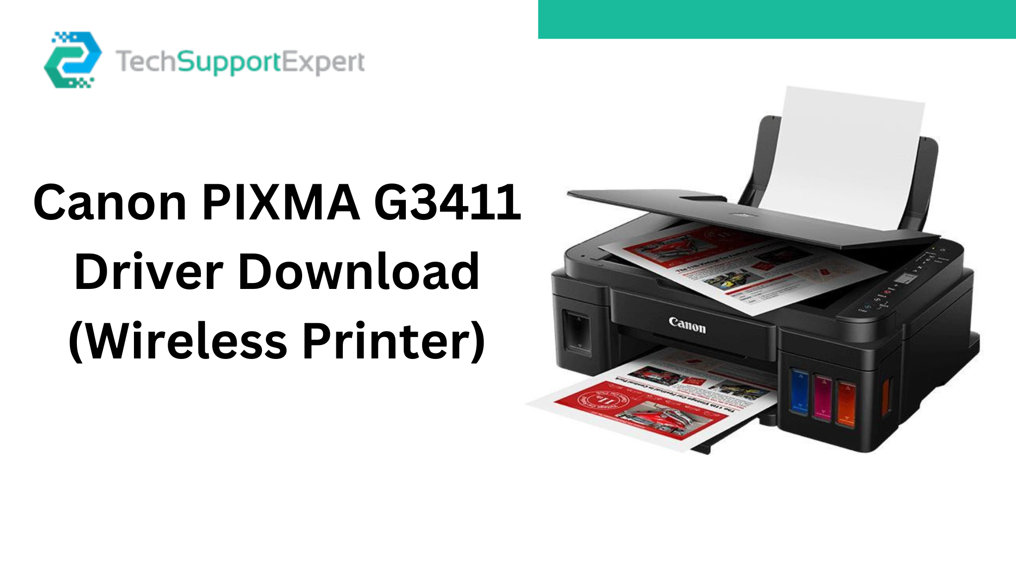 How to Download Canon PIXMA G3411 Driver (Wireless Printer)