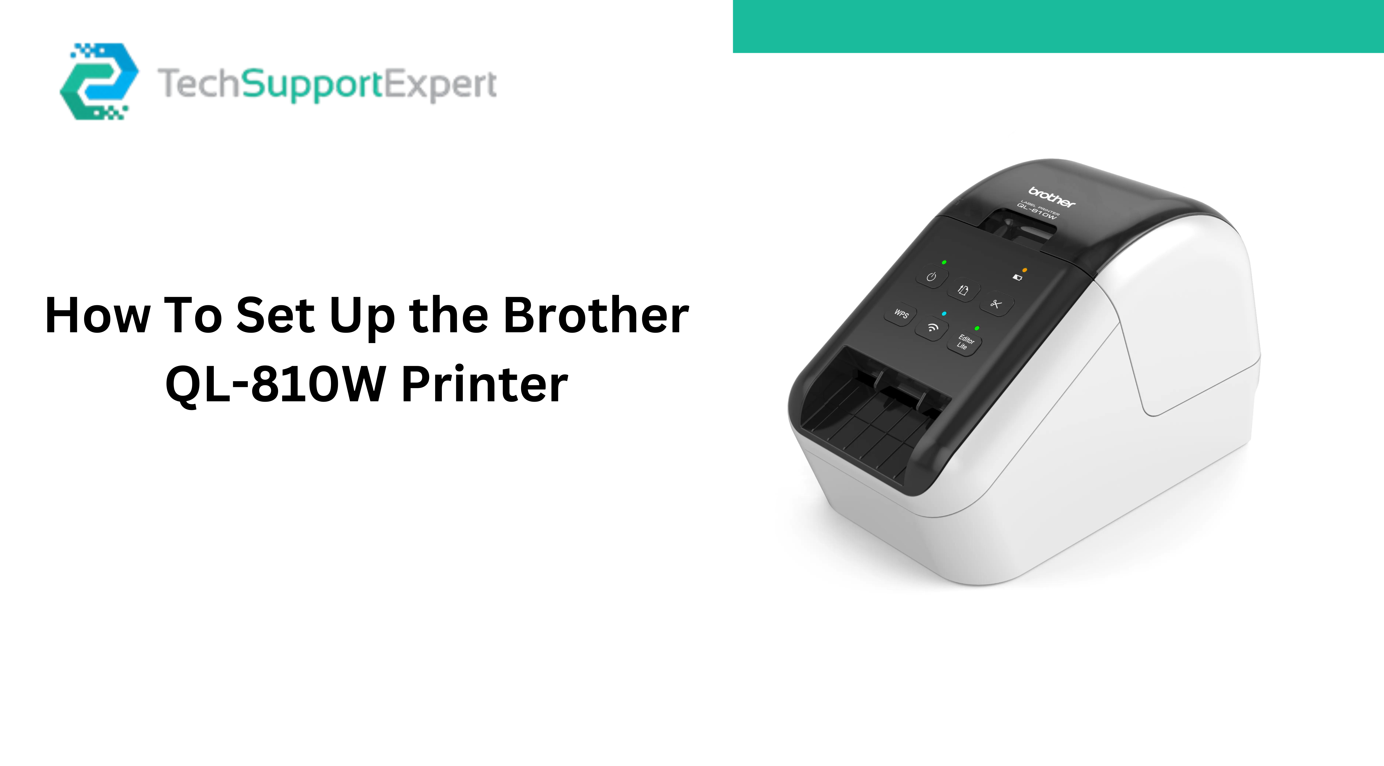 How To Set Up the Brother QL-810W Printer