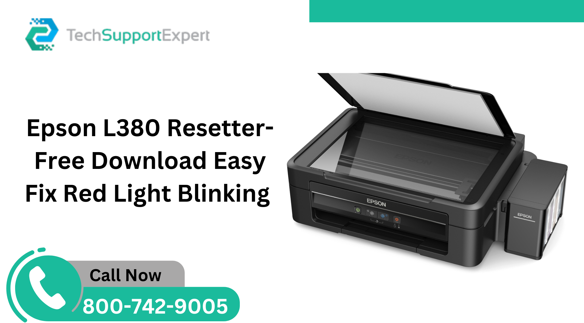 Epson L380 Resetter-Free Download Easy Fix Red Light Blinking